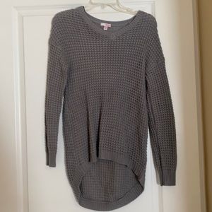 Grey Tunic Sweater